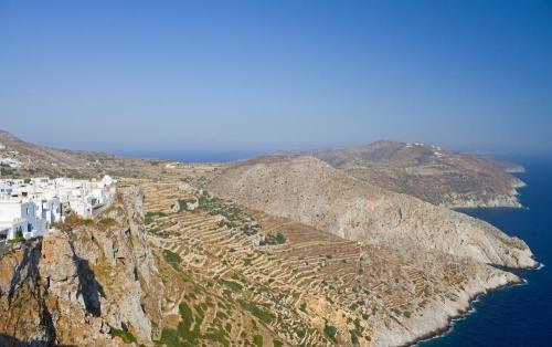 Folegandros Chora Küstenlinie