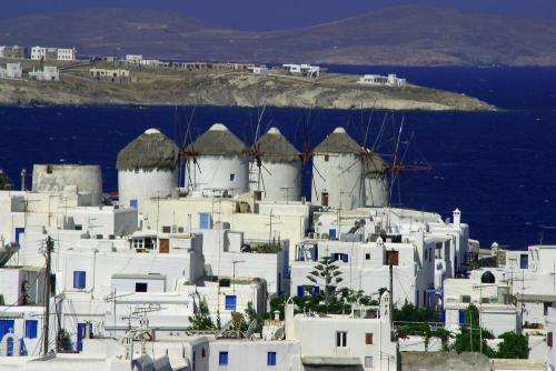 Mykonos Chora Windmühlen