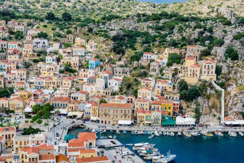 Symi Chora Hafen