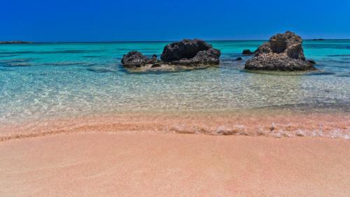 Kreta Elafonisi Roter Sandstrand